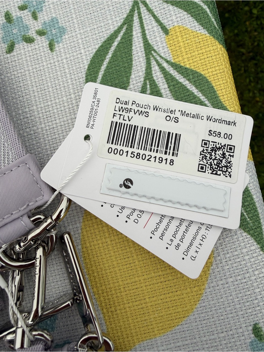 Lululemon metallic wordmark dual pouch - Picture 4 of 4